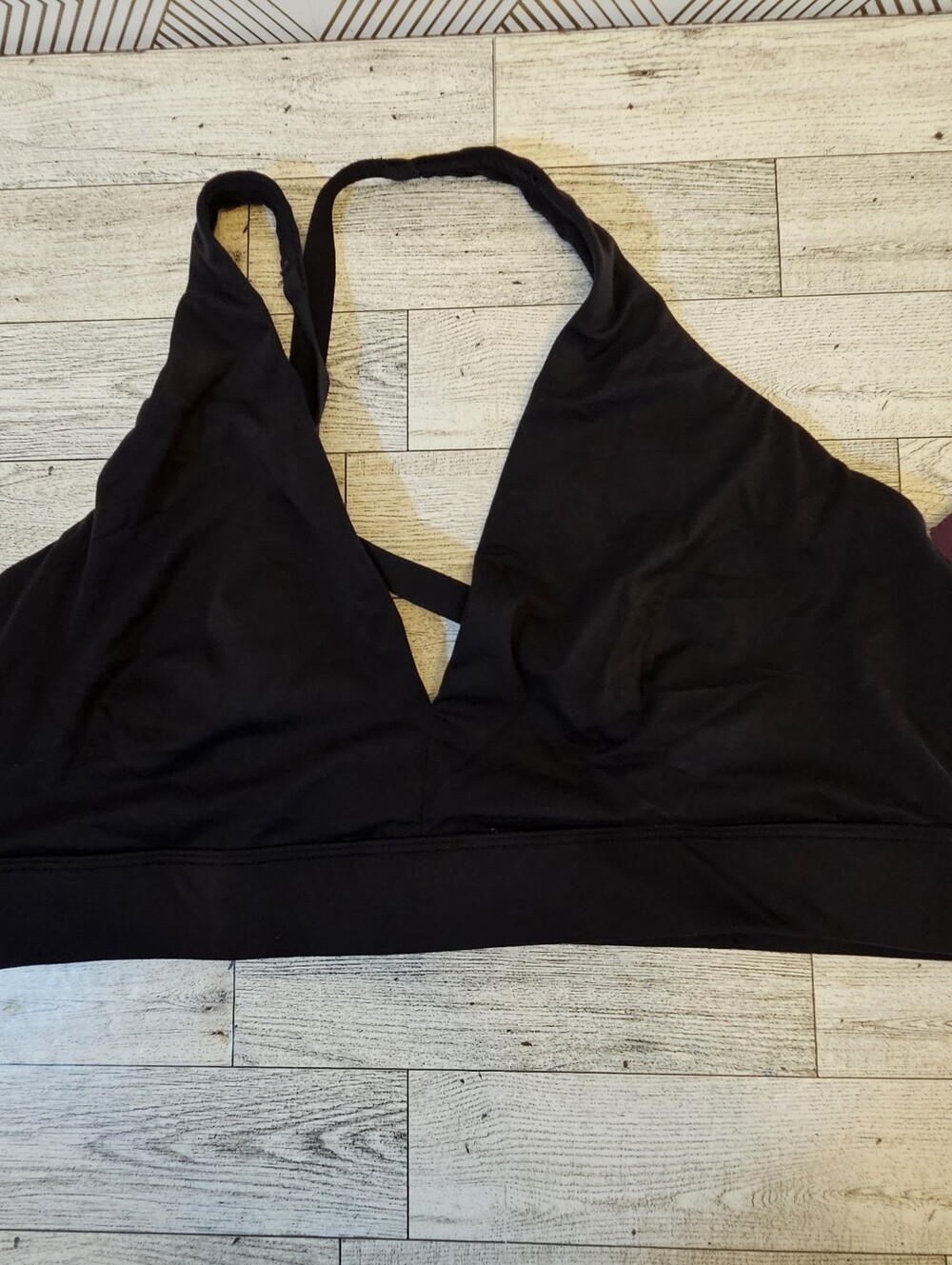 Joyspun NWT Brushed Micro Plunge Bralette Black XXL